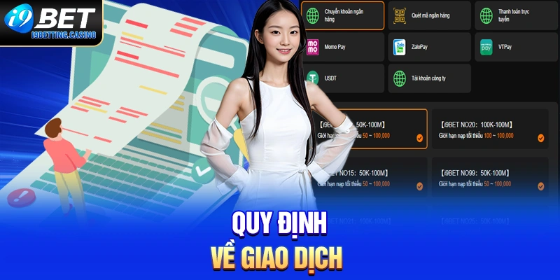 Quy định về giao dịch