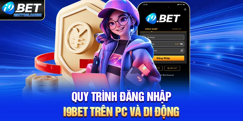Quy trình đăng nhập I9BET trên PC và di động