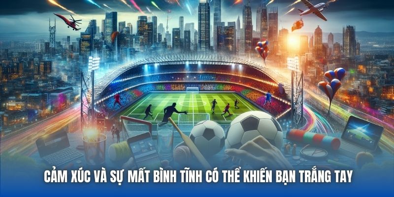 Cảm xúc và sự mất bình tĩnh có thể khiến bạn trắng tay