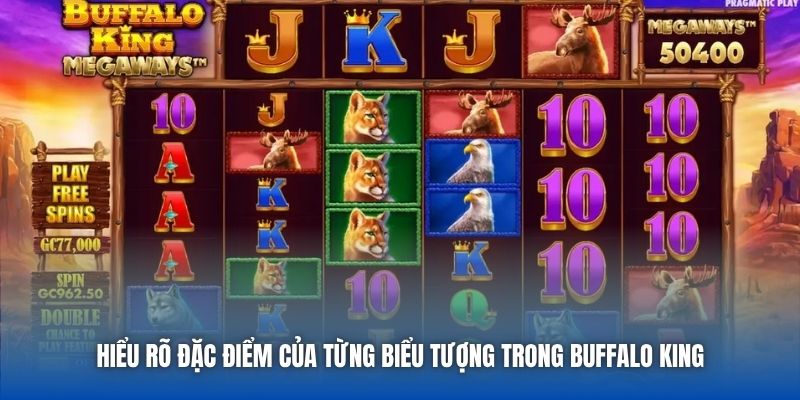 Hiểu rõ đặc điểm của từng biểu tượng trong Buffalo King