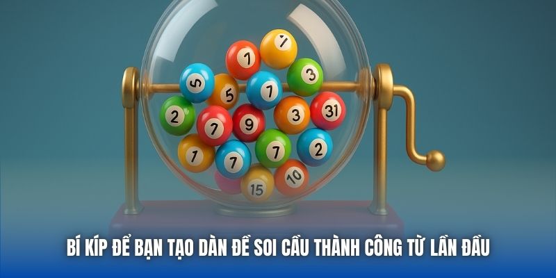 Bí kíp để bạn tạo dàn đề soi cầu thành công từ lần đầu
