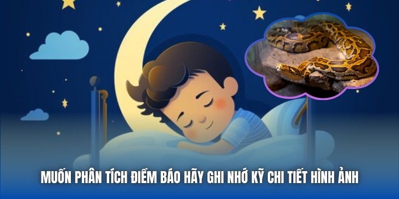 Muốn phân tích điềm báo hãy ghi nhớ kỹ chi tiết hình ảnh