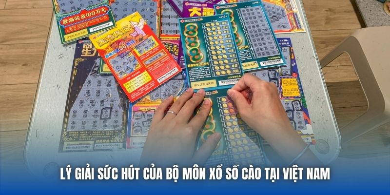 Lý giải sức hút của bộ môn xổ số cào tại Việt Nam
